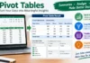 Pivot Tables Explained: A Complete Guide to Creating, Using, and Managing Spreadsheet Reports Pivot Tables